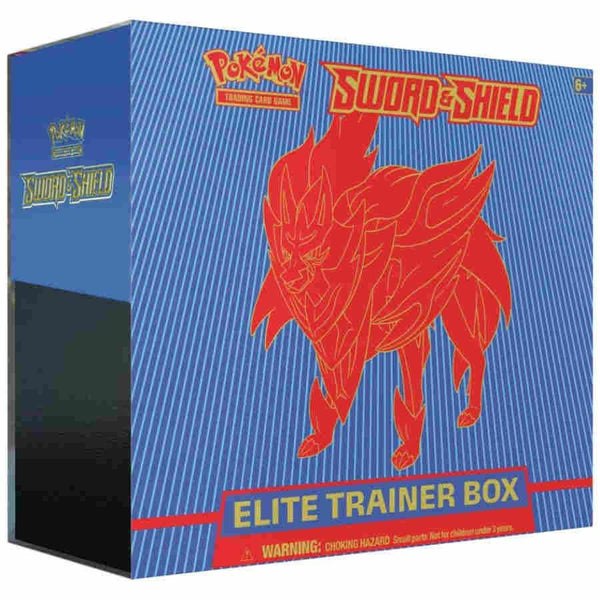 Pokemon Sword & Shield Zamazenta Elite Trainer Box **corner dent - see photos**