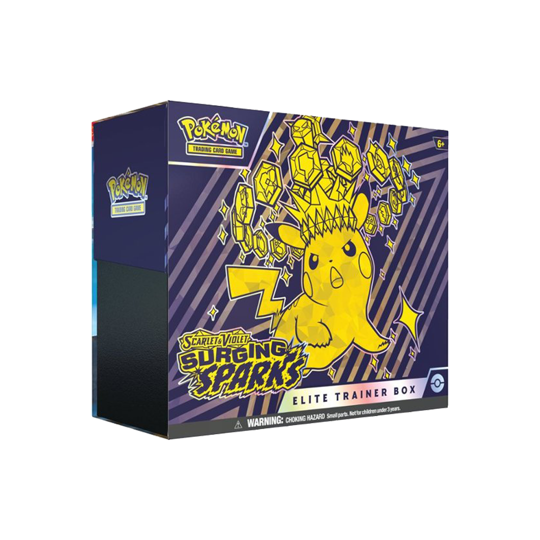 Pokemon Surging Sparks Elite Trainer Box – 763 Collectibles