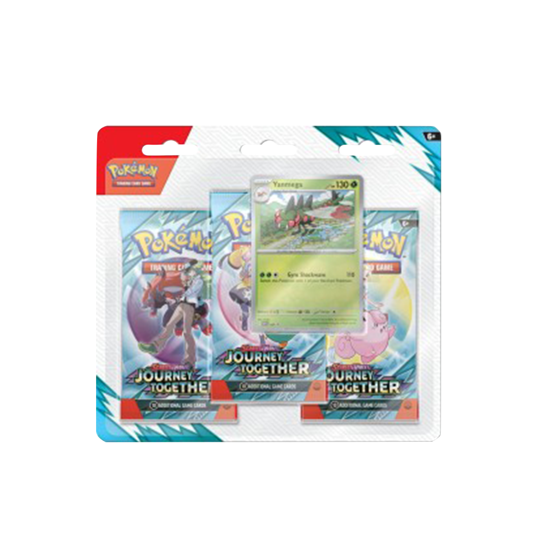 pokemon journey together booster box promo Pokemon Journey Together 3 Pack Blister Set of 2 (each promo art) – 763 Collectibles