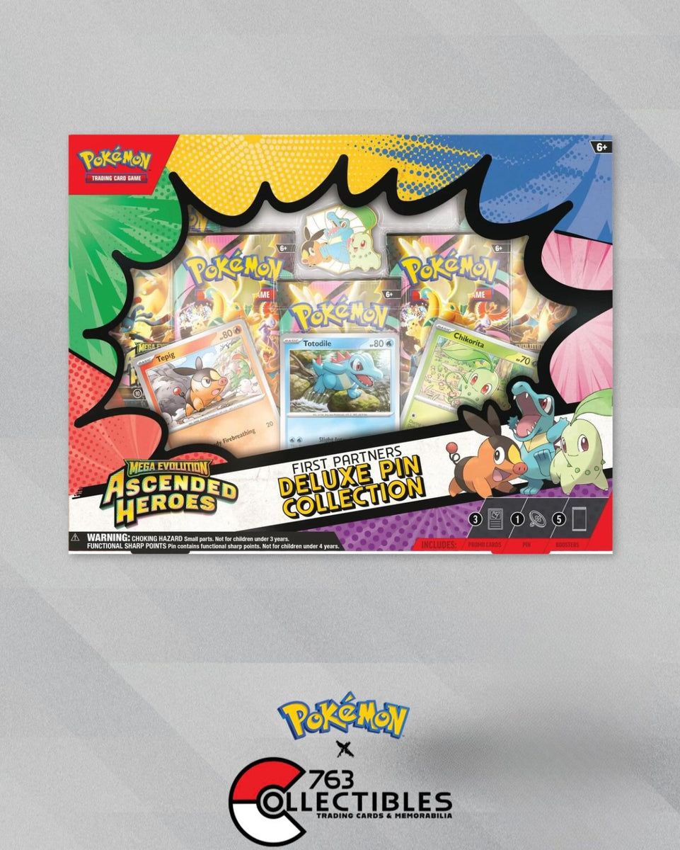 Pokemon Ascended Heroes First Partners Deluxe Pin Collection – 763