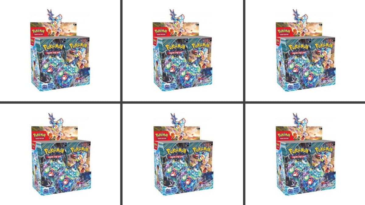 Pokemon Stellar Crown Booster Box Case – 763 Collectibles