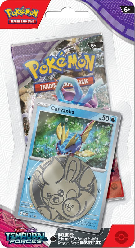 Pokemon Temporal Forces Checklane Blister Set of 2 – 763 Collectibles