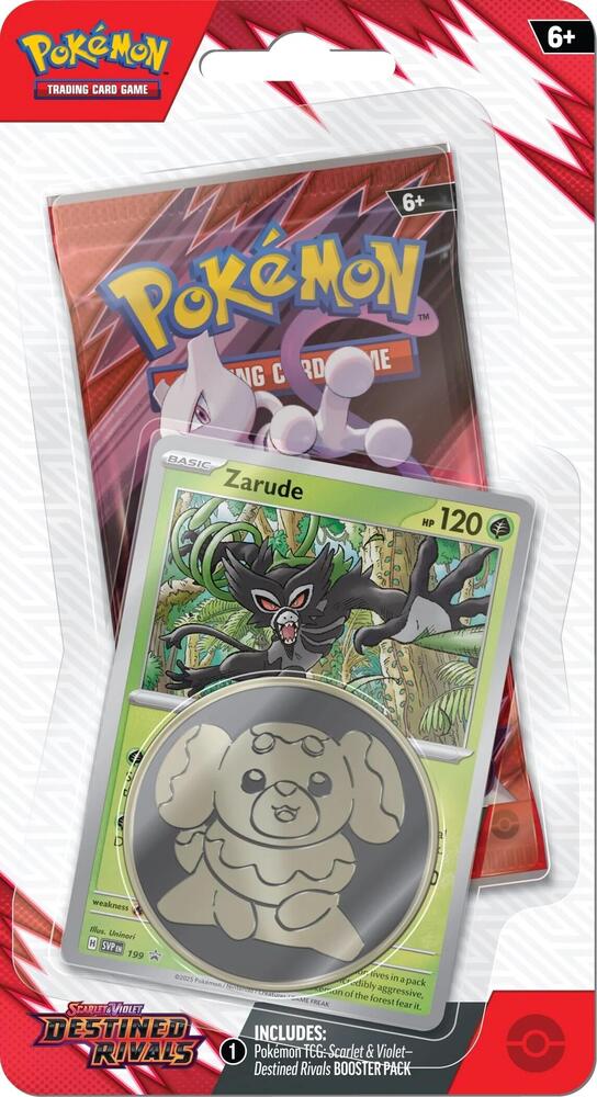 Pokemon Destined Rivals Single Pack Blister Zarude  763 Collectibles