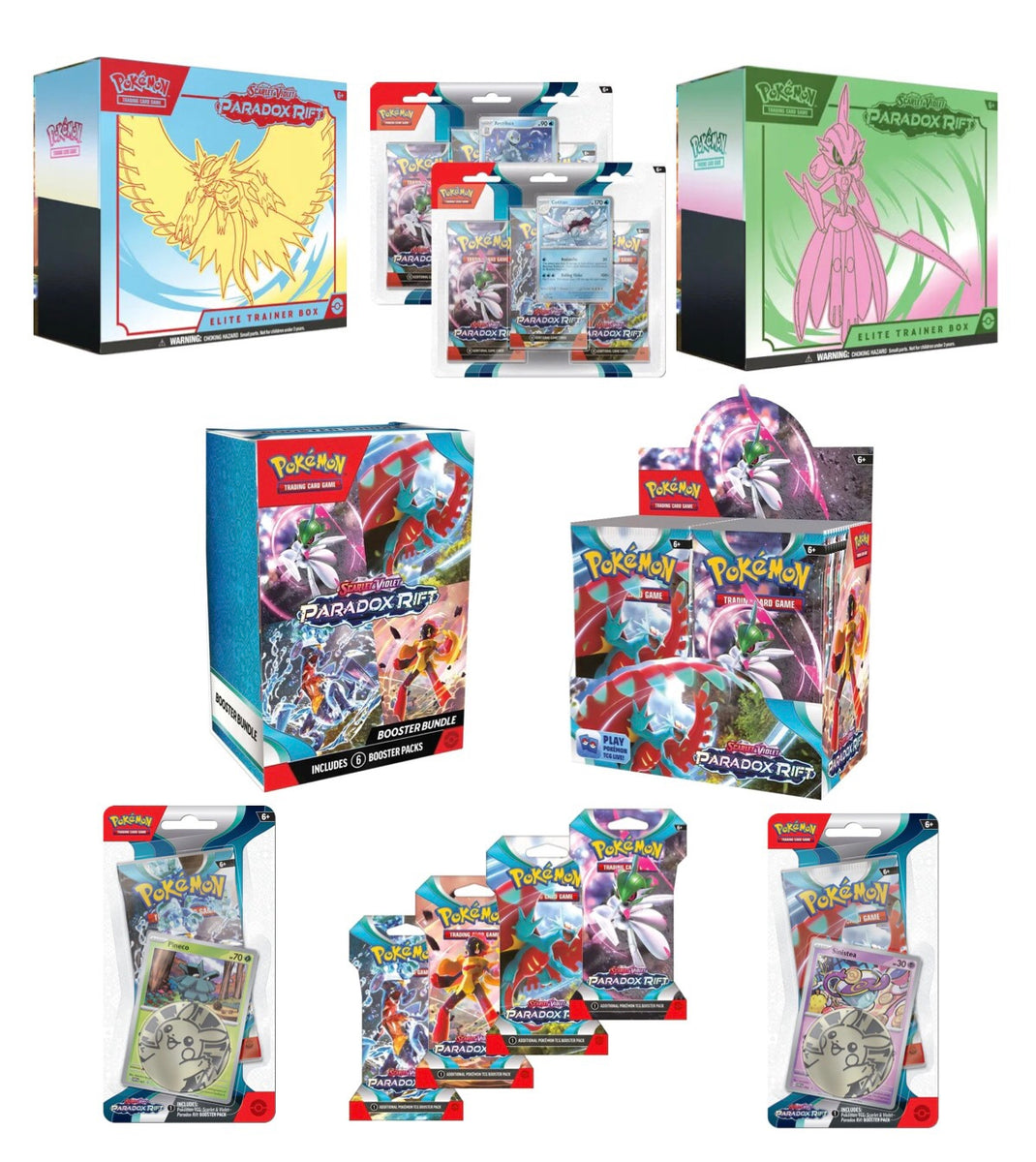 Pokemon Paradox Rift Release Day Bundle – 763 Collectibles