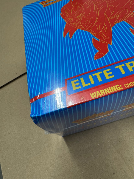 Pokemon Sword & Shield Zamazenta Elite Trainer Box **corner dent - see photos**