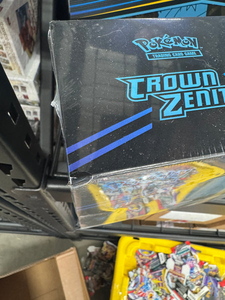 Pokemon Crown Zenith Elite Trainer Box Plus (Pokemon Center Exclusive) (Minor tear in shrink - see photos)