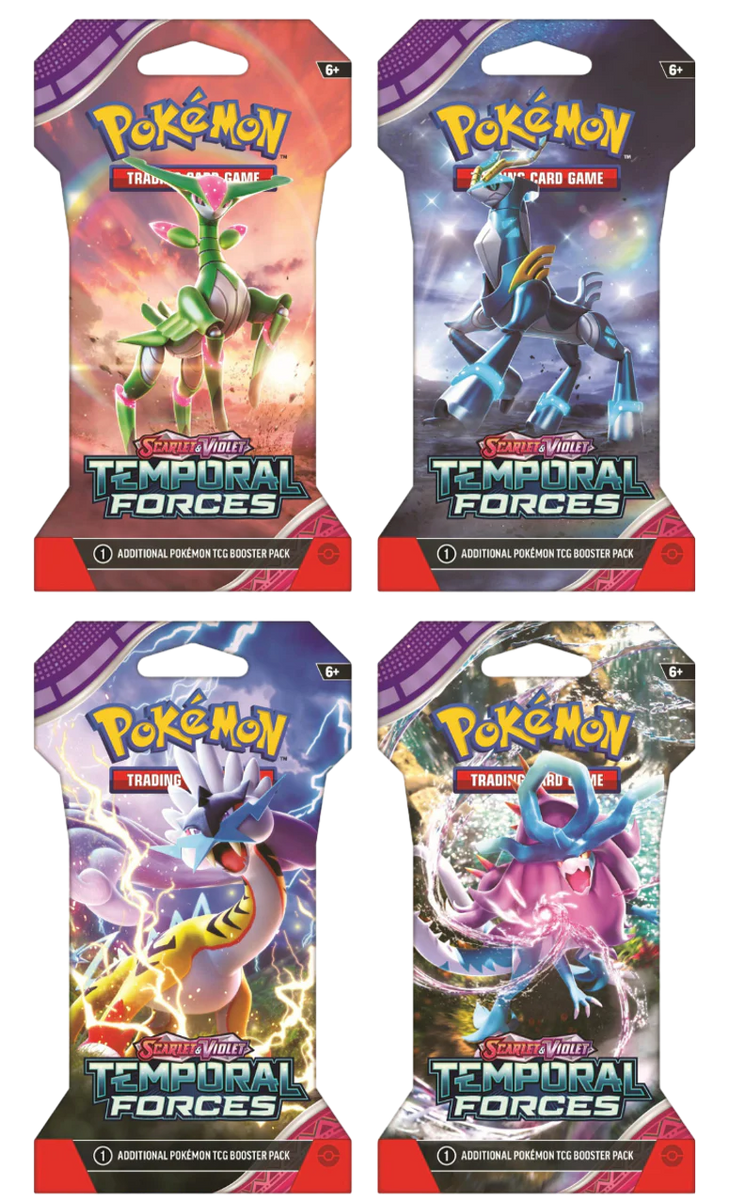 Pokemon Temporal Forces Sleeved Booster Pack (Random Artwork) 763 Collectibles Pokemon Temporal Forces Sleeved Booster Pack (Random Artwork) 763 Collectibles