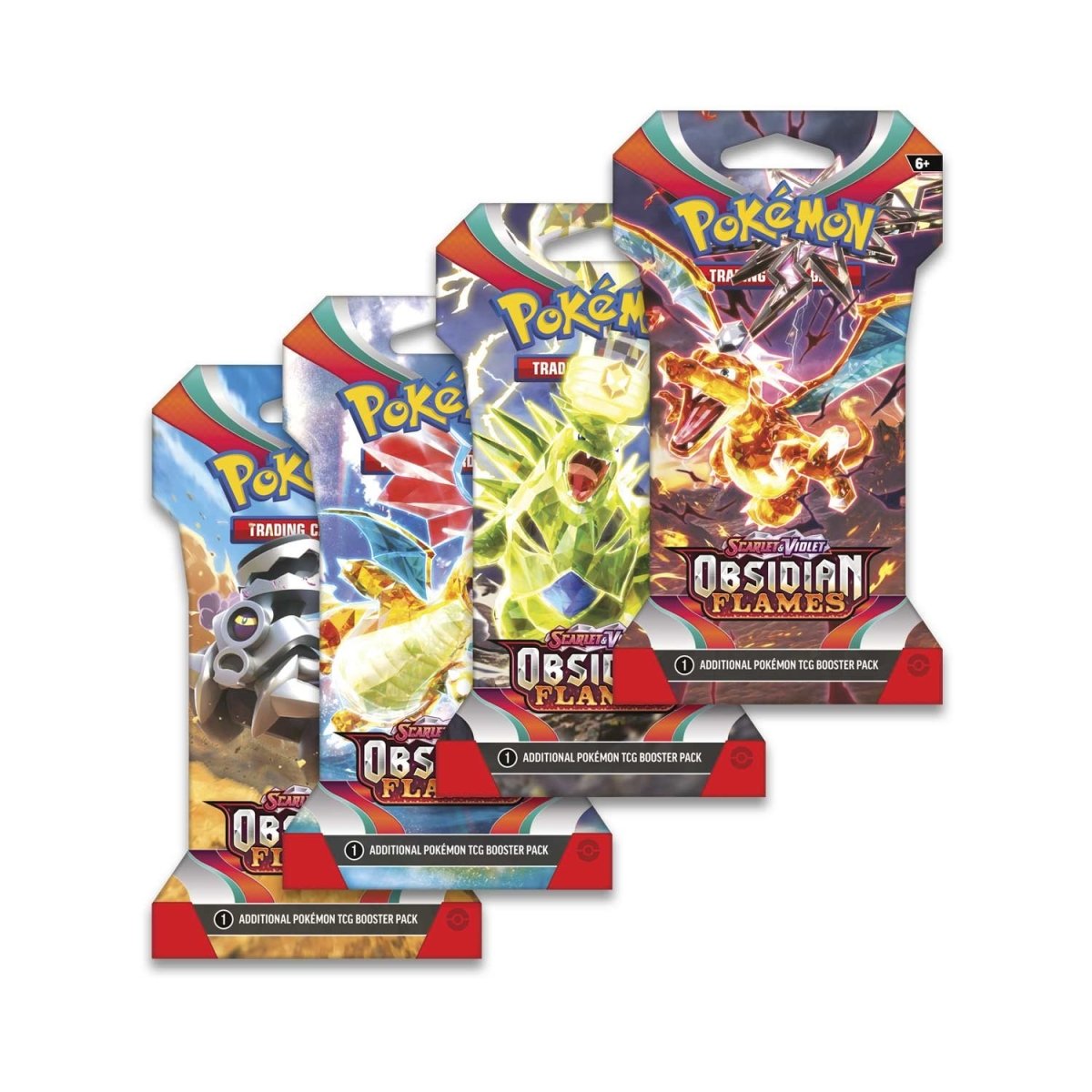 Pokemon - Scarlet & Violet: Obsidian Flames Sleeved Booster Pack Pokemon - Scarlet & Violet: Obsidian Flames Sleeved Booster Pack