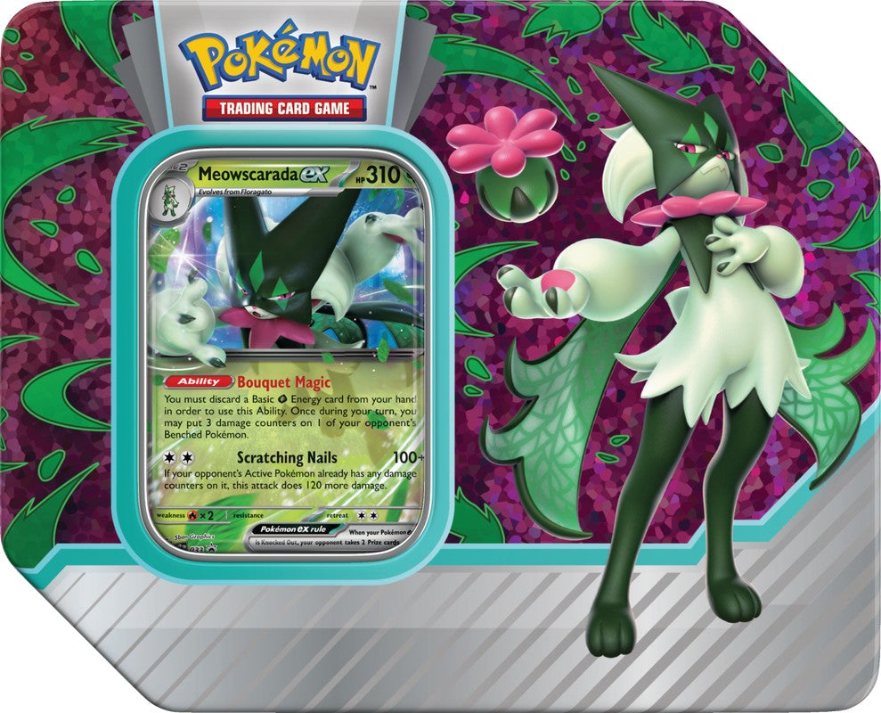 meowscarada pokemon card price Pokemon Paldea Partners Tin Meowscarada – 763 Collectibles