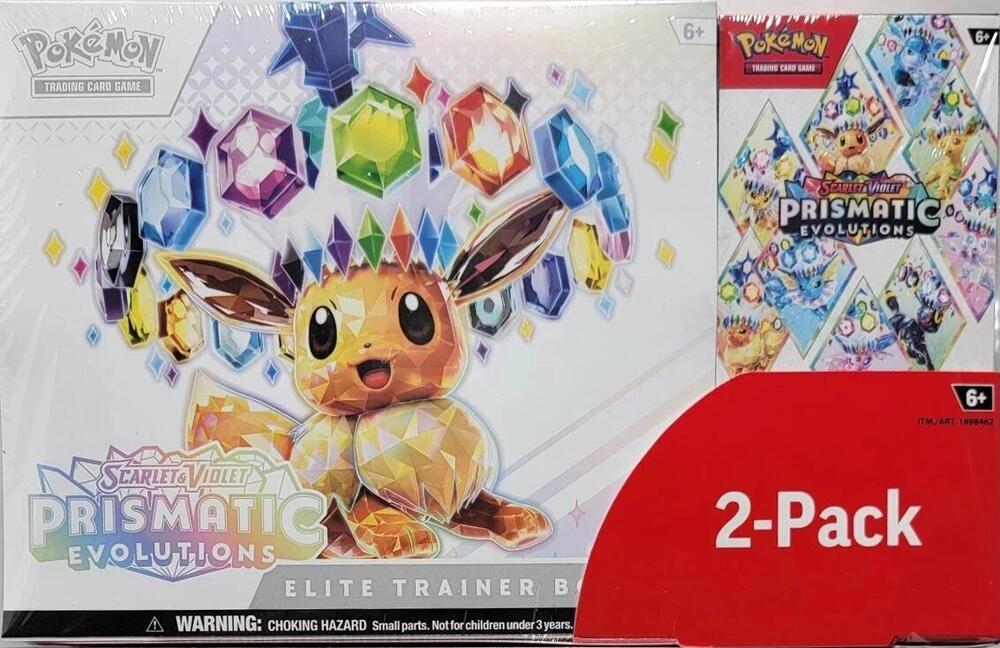 Pokemon Costco Prismatic Evolutions ETB + Booster Bundle – 763 Collectibles