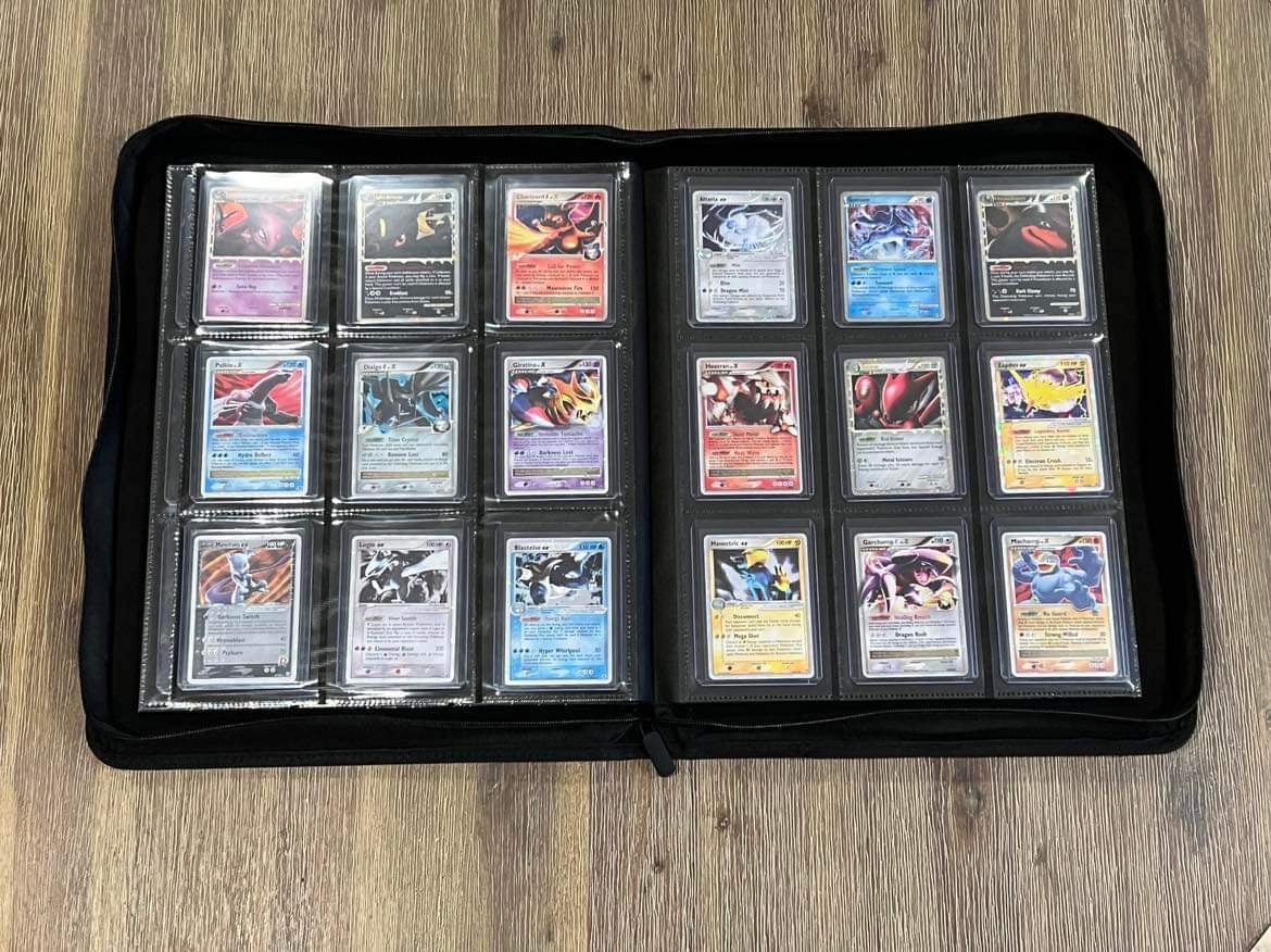 Grand Classeur Toploader 216 cartes Pokémon Yu-Gi-Oh cards Binder Top Loader