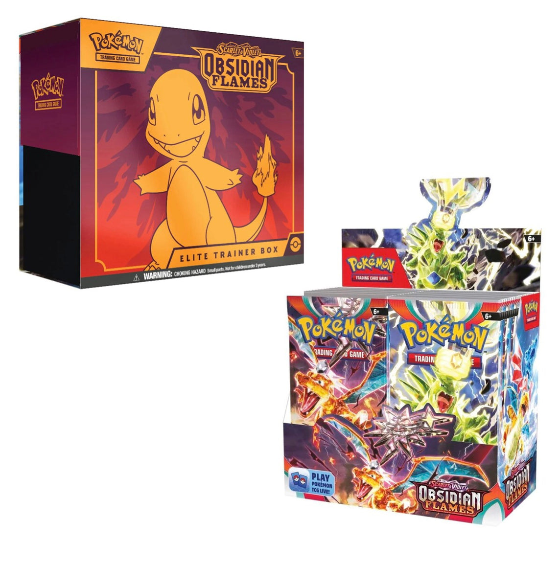 Pokemon Obsidian Flames Booster Box + ETB Bundle – 763