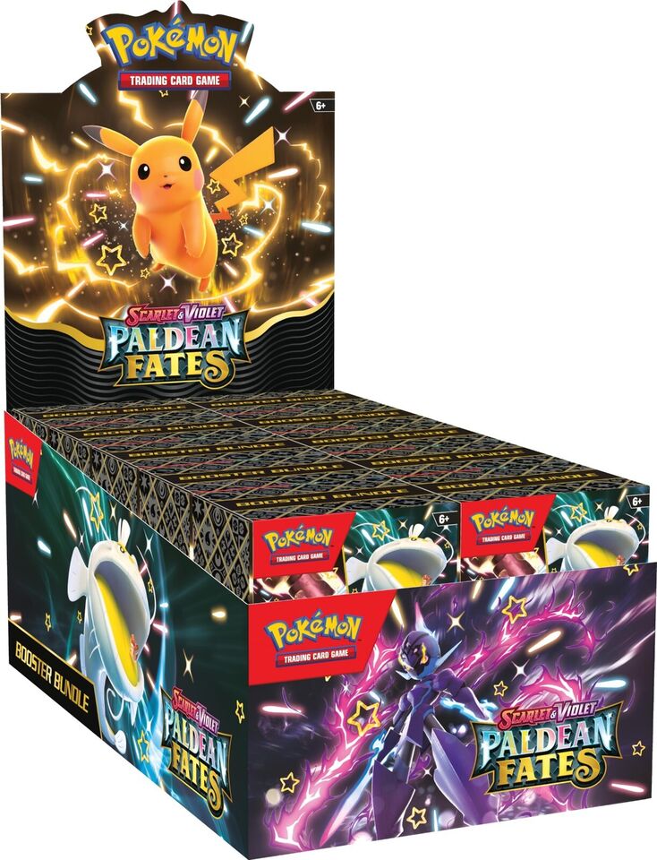 Pokemon Paldean Fates Booster Bundle Display (10 Booster Bundles) 763 Collectibles Pokemon Paldean Fates Booster Bundle Display (10 Booster Bundles) 763 Collectibles