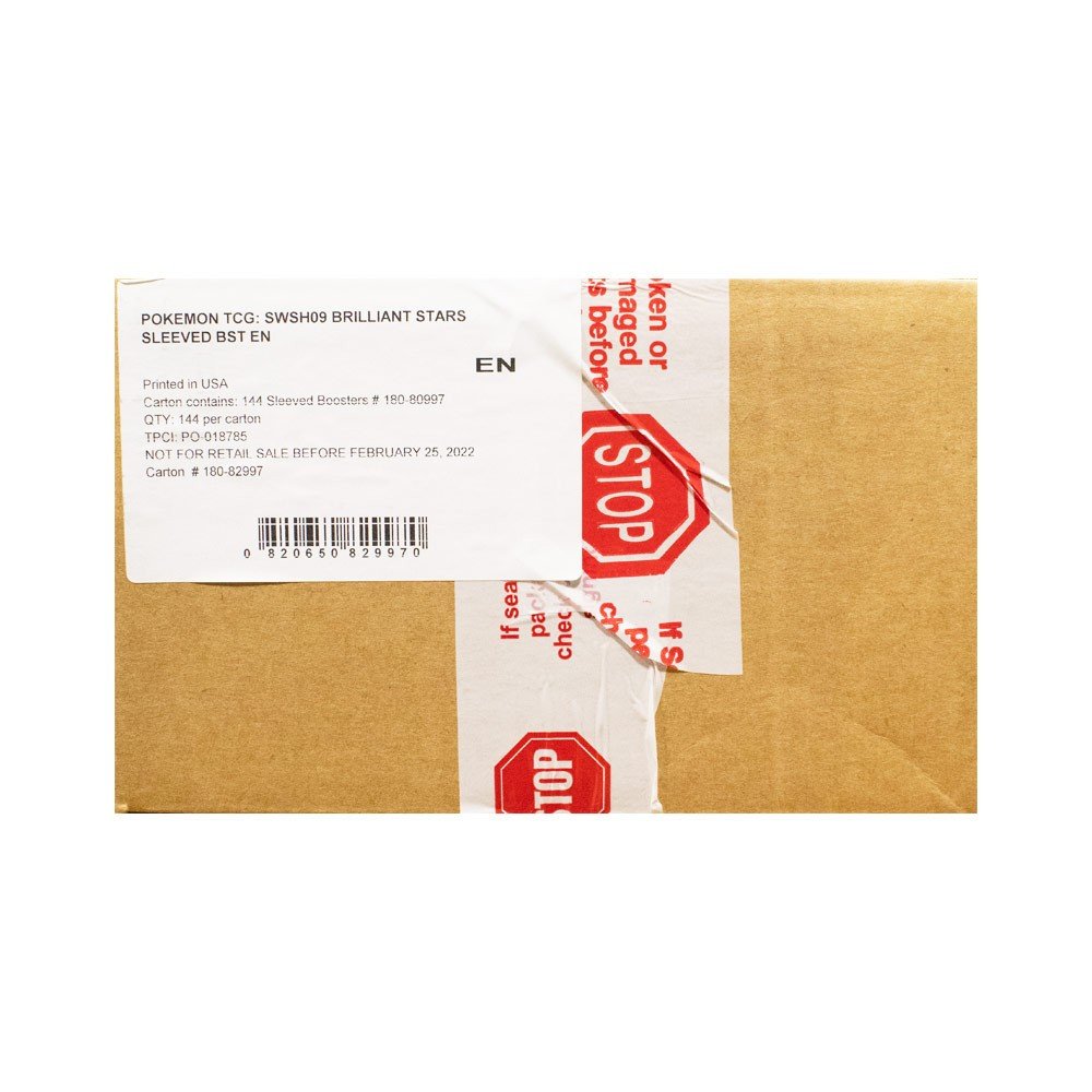 brilliant stars card sleeves Pokemon Brilliant Stars Sleeved Case 144ct – 763 Collectibles