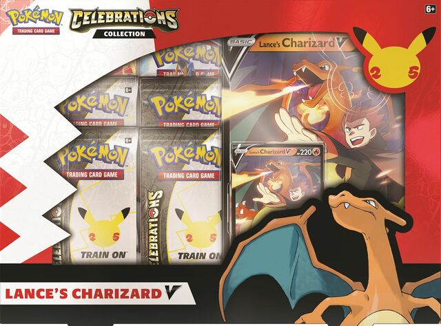 Pokemon Celebrations Collection Lance's hot Charizard V