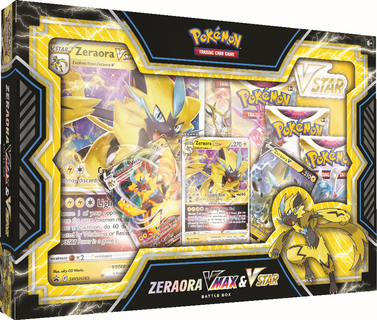 Pokemon Zeraora VMAX & VSTAR Battle Box – 763 Collectibles