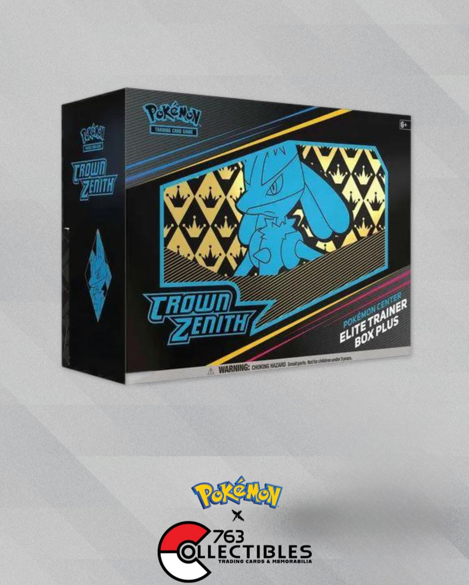 Pokémon TCG Crown Zenith Elite Trainer Box Plus Pokémon Center Exclusive