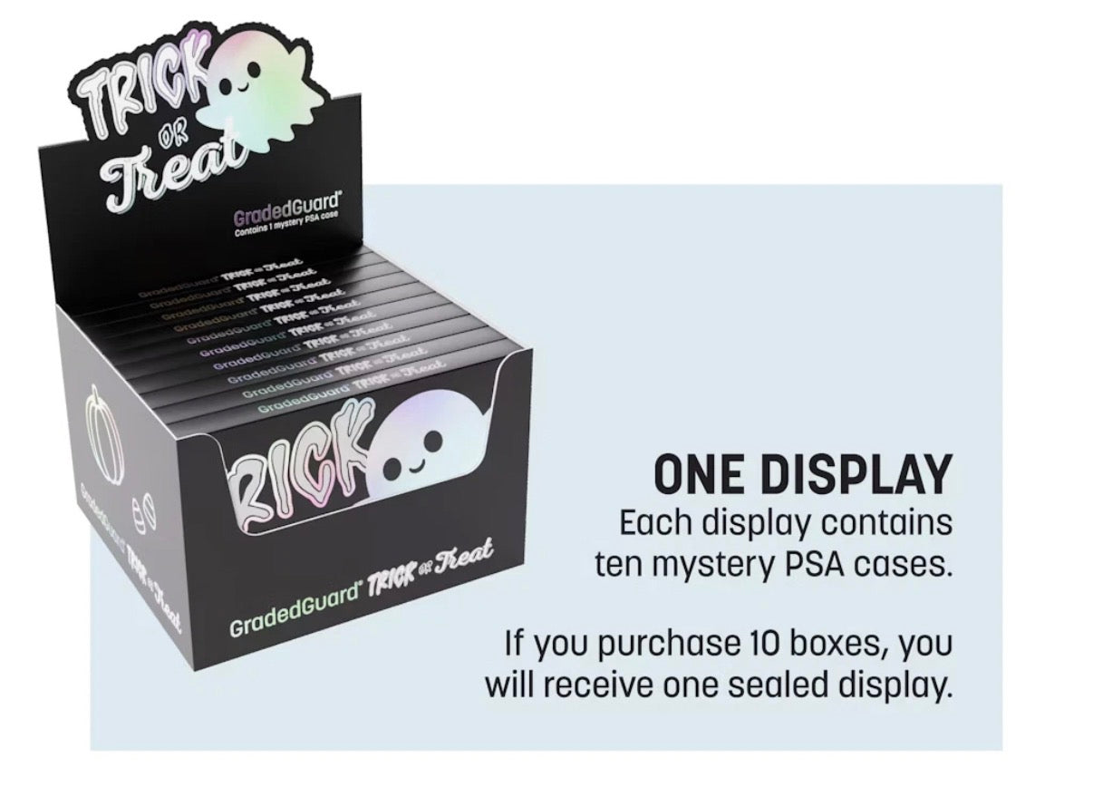 Graded Guard PSA Limited Edition Case - Trick or Treat Display (Sealed)