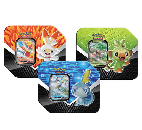 Pokemon Galar Partners Tins Set of 3