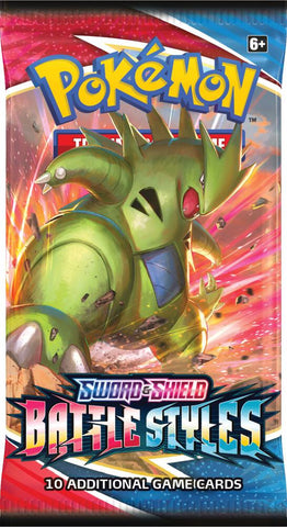 Pokemon Battle Styles Loose Booster Pack (Random Artwork)