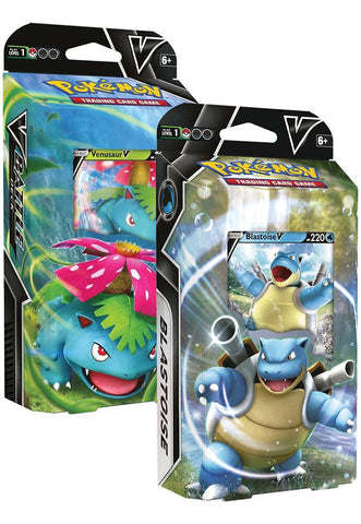 Pokemon V Battle Deck Set of 2 (Blastoise V & Venusaur V)