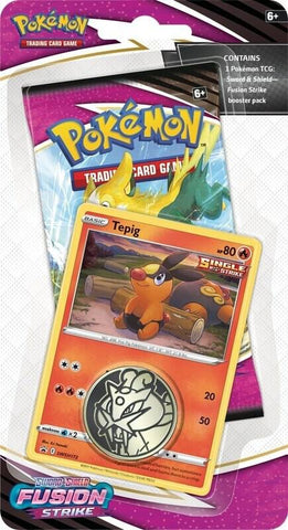 Pokemon Fusion Strike Single Pack Blister - Tepig