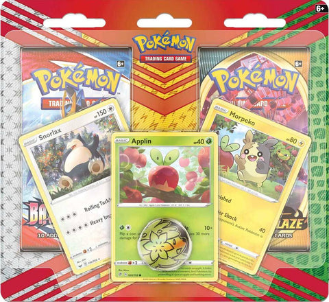 Pokemon 2-Pack Blister - Snorlax, Morpeko, Applin