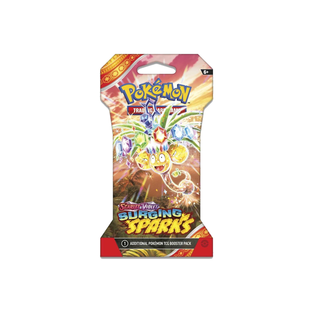 surging sparks booster box png Pokemon Surging Sparks Sleeved Booster Pack (Random Artwork) – 763 Collectibles