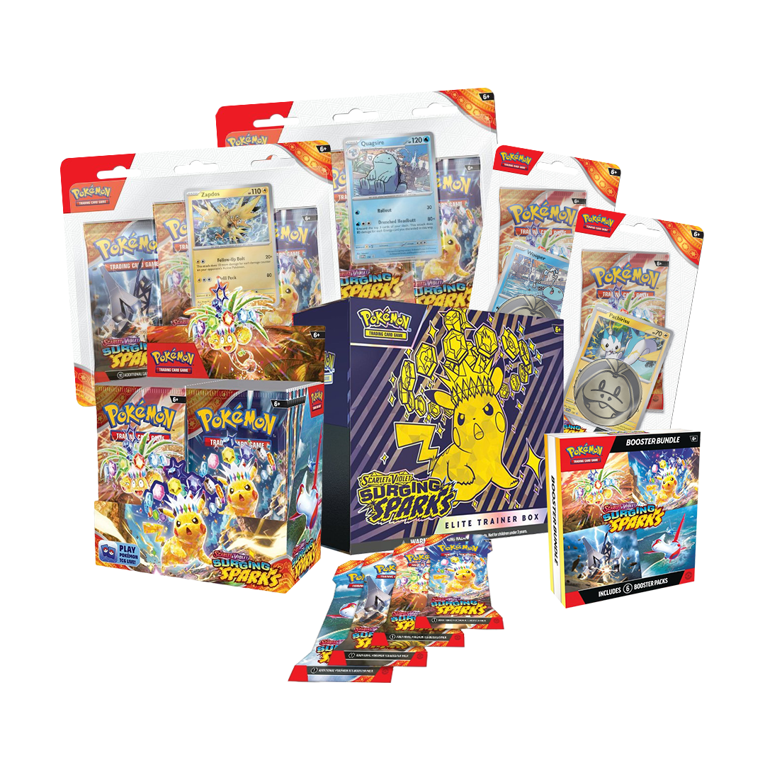 Pokemon Surging Sparks Release Day Bundle ** Pre Order 11/8 Release Date **