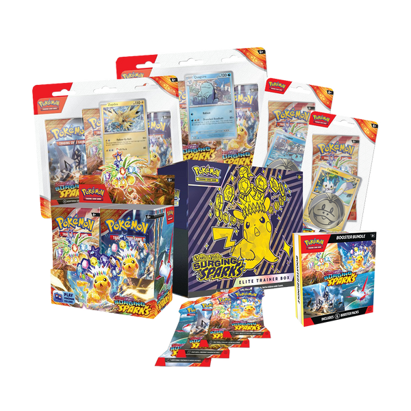 Pokemon Surging Sparks Release Day Bundle – 763 Collectibles