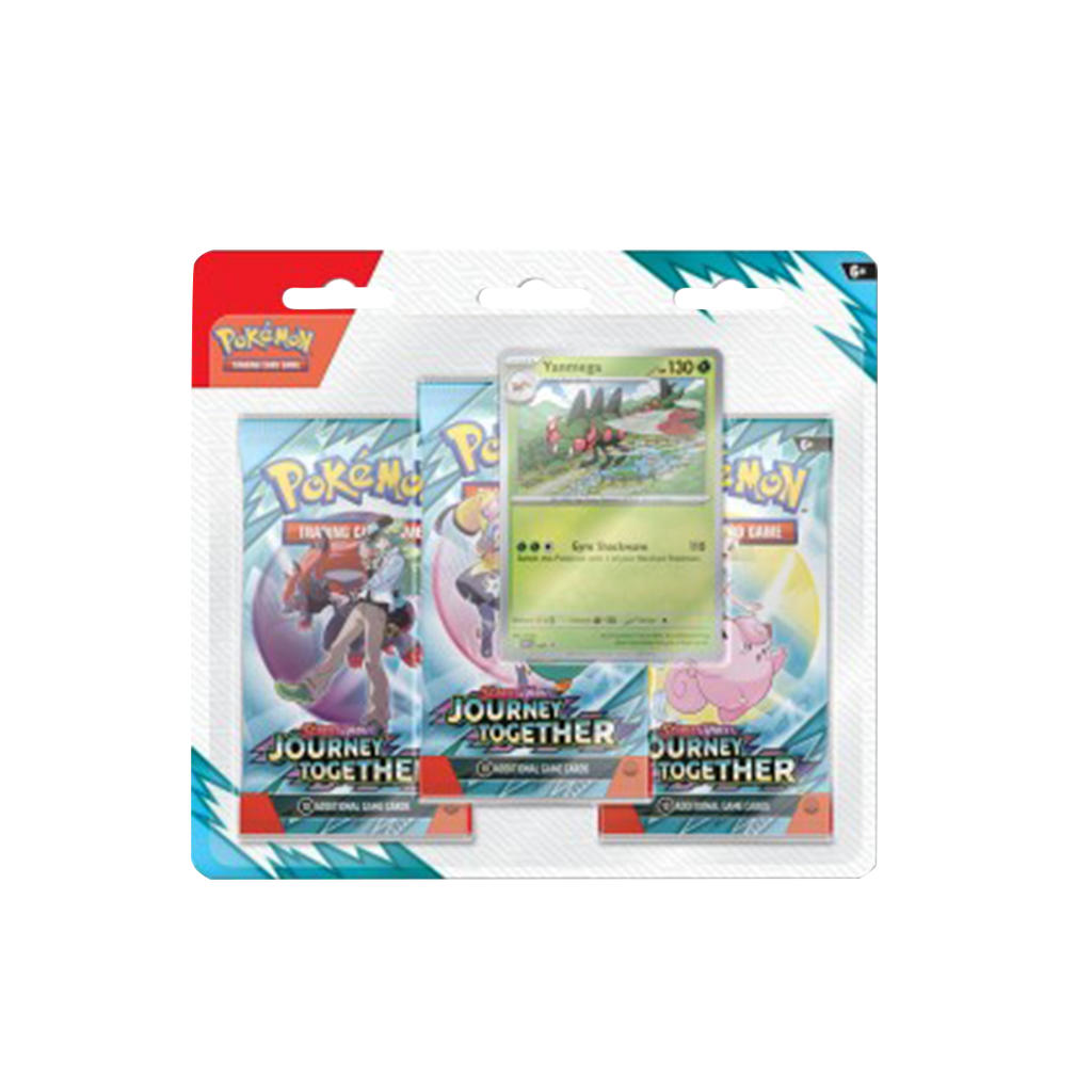 Pokemon Journey Together 3 Pack Blister Set of 2 (each promo art) 763 Collectibles Pokemon Journey Together 3 Pack Blister Set of 2 (each promo art) 763 Collectibles