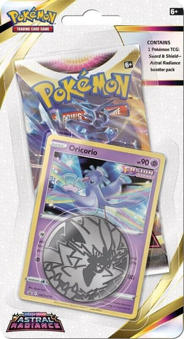 Pokemon Astral Radiance Single Pack Blister (Oricorio)