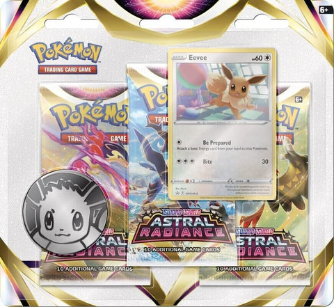 Pokemon Astral Radiance 3 Pack Blister (Eevee)