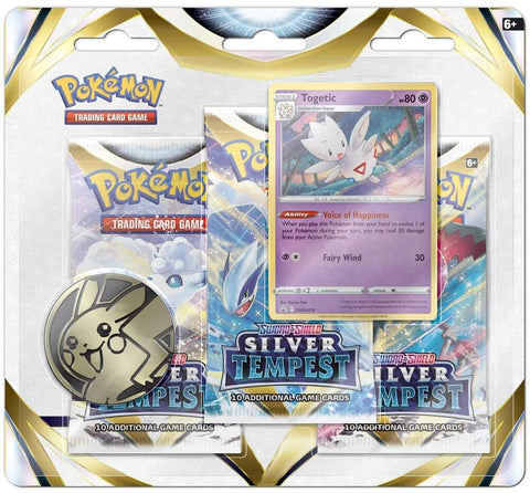 Pokemon Silver Tempest 3 Pack Blister (Togetic)