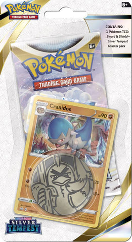Pokemon Silver Tempest Single Pack Blister - Cranidos
