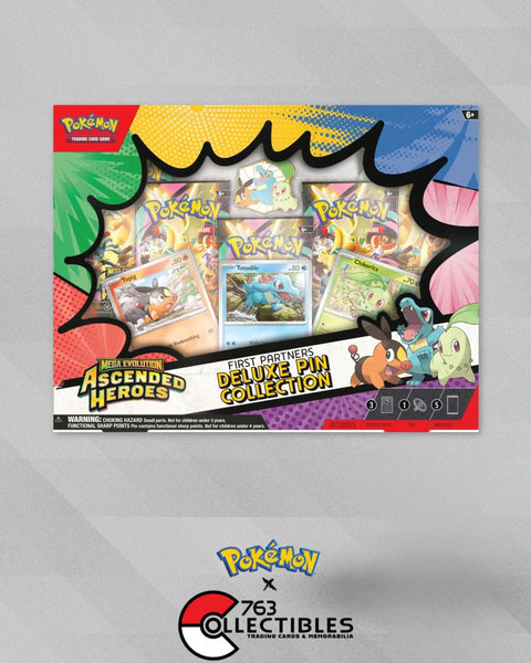 Pokemon Ascended Heroes First Partners Deluxe Pin Collection – 763