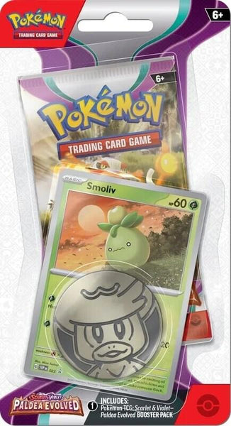 Pokemon Paldea Evolved Single Pack Blister (Smoliv)