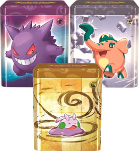 Pokemon Stacking Tins Set of 3 (Psychic, Metal & Dragon)