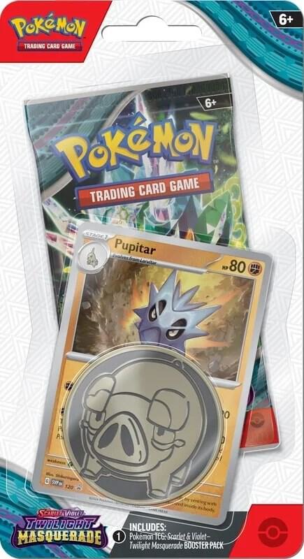 Pokemon Twilight Masquerade Single Pack Blister (Pupitar)