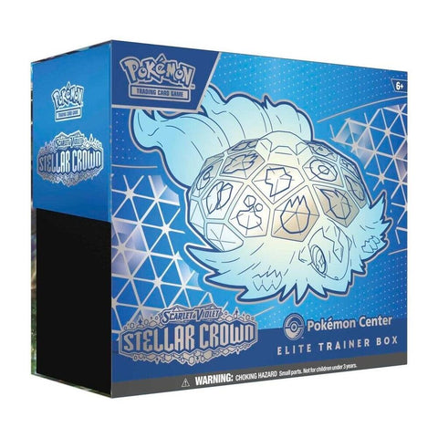 Pokemon Stellar Crown Elite Trainer Box (Pokemon Center Exclusive) **Corner dents/Imperfections in box**