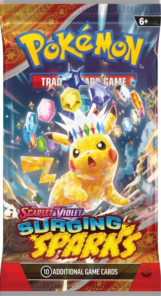 Pokemon Surging Sparks Loose Booster Pack (Random Artwork)
