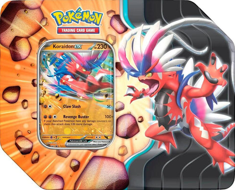 Pokemon Slashing Legends Tin - Koraidon ex