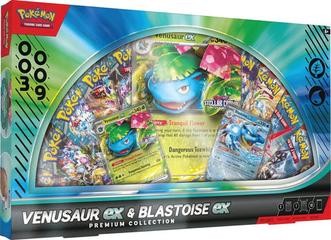 Pokemon Venusaur ex & Blastoise ex Premium Collection