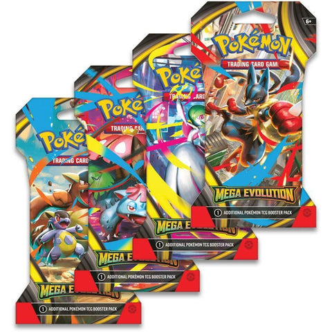 Pokemon Mega Evolution Sleeved Booster Pack (1 Pack - Random Artwork)
