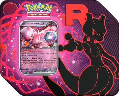 Pokemon Team Rocket Tin - Team Rocket's Mewtwo ex