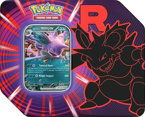 Pokemon Team Rocket Tin - Team Rocket's Nidoking ex