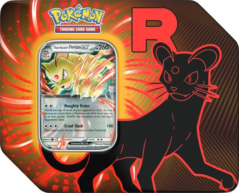 Pokemon Team Rocket Tin - Team Rocket's Persian ex