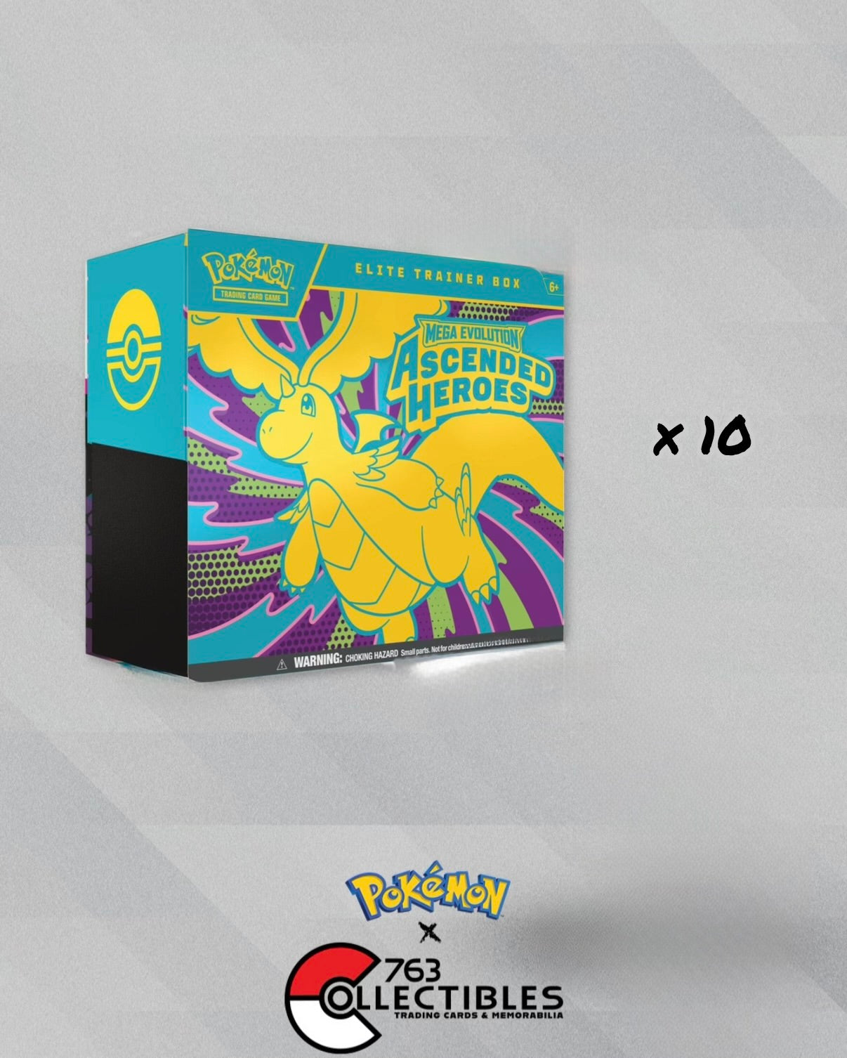 pokemon cards etbs Pokemon Ascended Heroes Elite Trainer Box Case (10 ETBs)