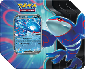 Pokemon Azure Legends Tin (Kyogre Artwork) **Pre Order 2/21 Release Date**