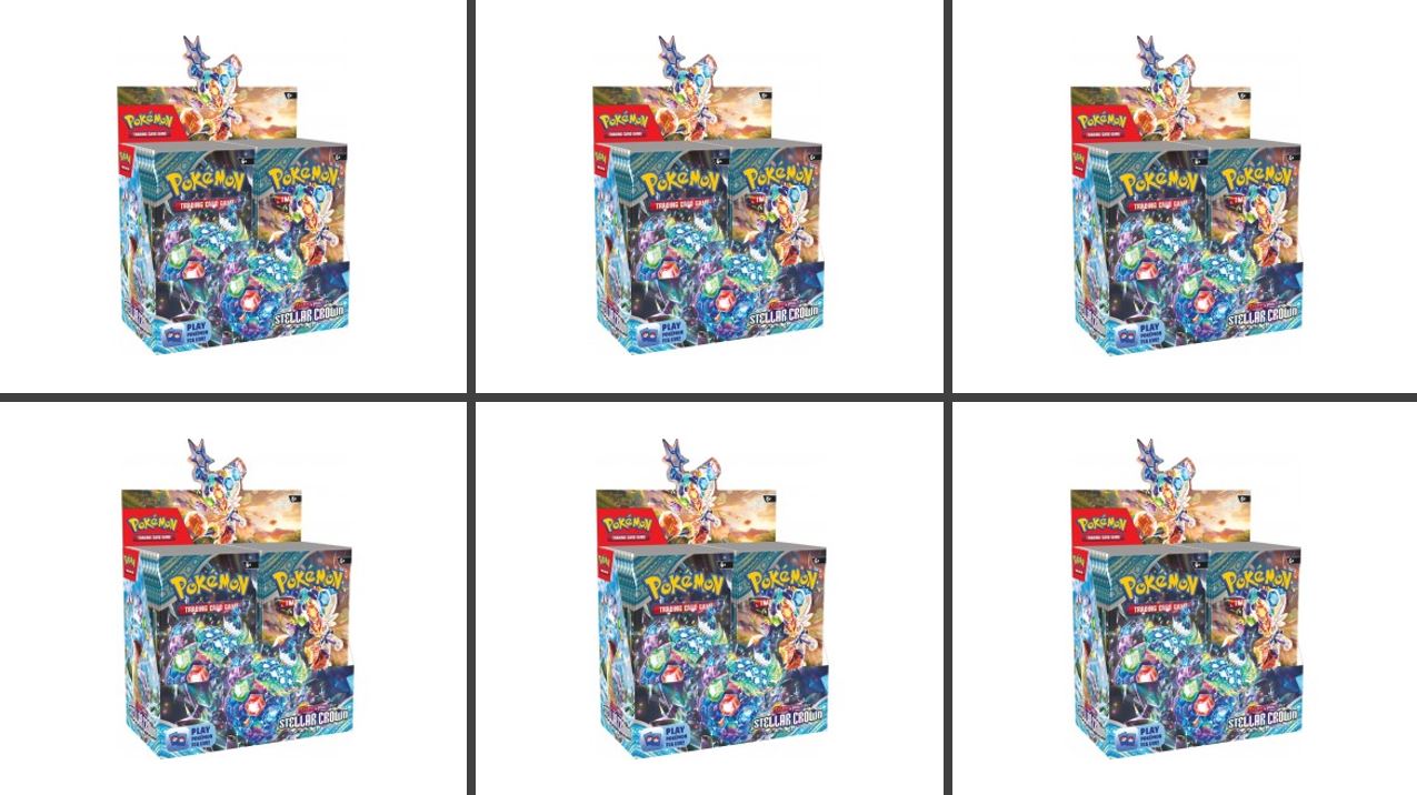 Pokemon Stellar Crown Booster Box Case 763 Collectibles Pokemon Stellar Crown Booster Box Case 763 Collectibles